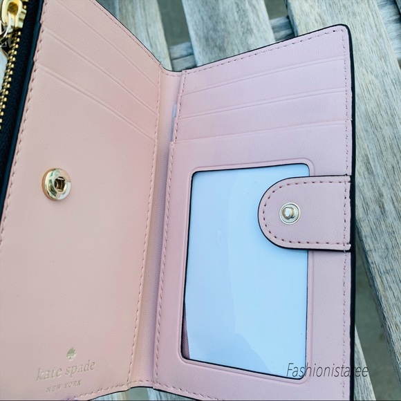 Kate spade small Hayes wallet black leather $109 - Picture 3 of 6